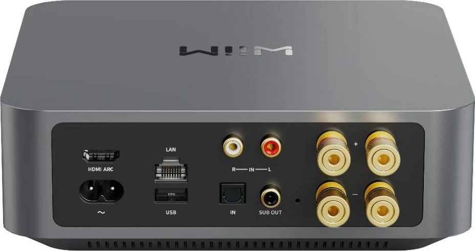Amplifikator streaming stereo WiiM Amp Pro, 512 MB, gri e errët