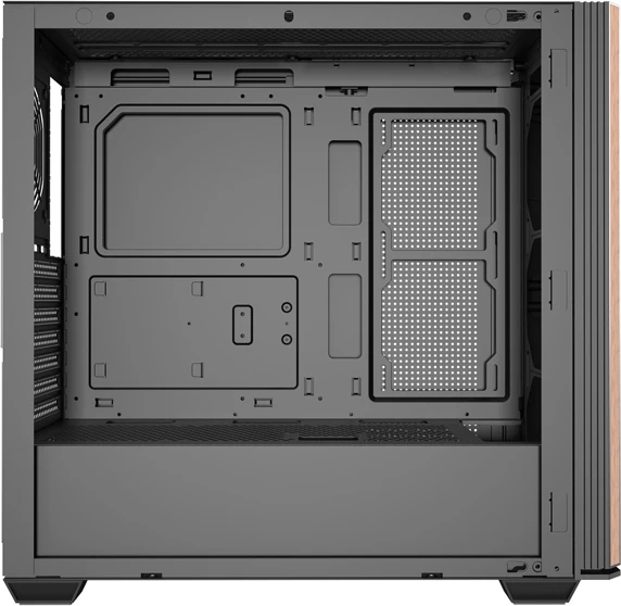 Kasë Darkflash DS900WS ATX Midi Tower, tempered glass, pa ventilatorë, e zezë