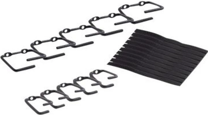 unaza menaxhimi kabllosh, APC NetShelter AR8113A, për rafte rrjeti, e zezë, set 5+5