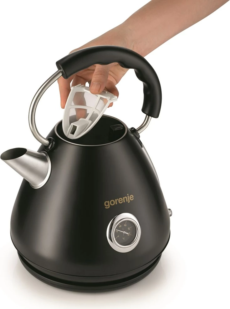 Ibrik elektrik Gorenje K17CLBK, 1.7 L, 2200 W, Zi
