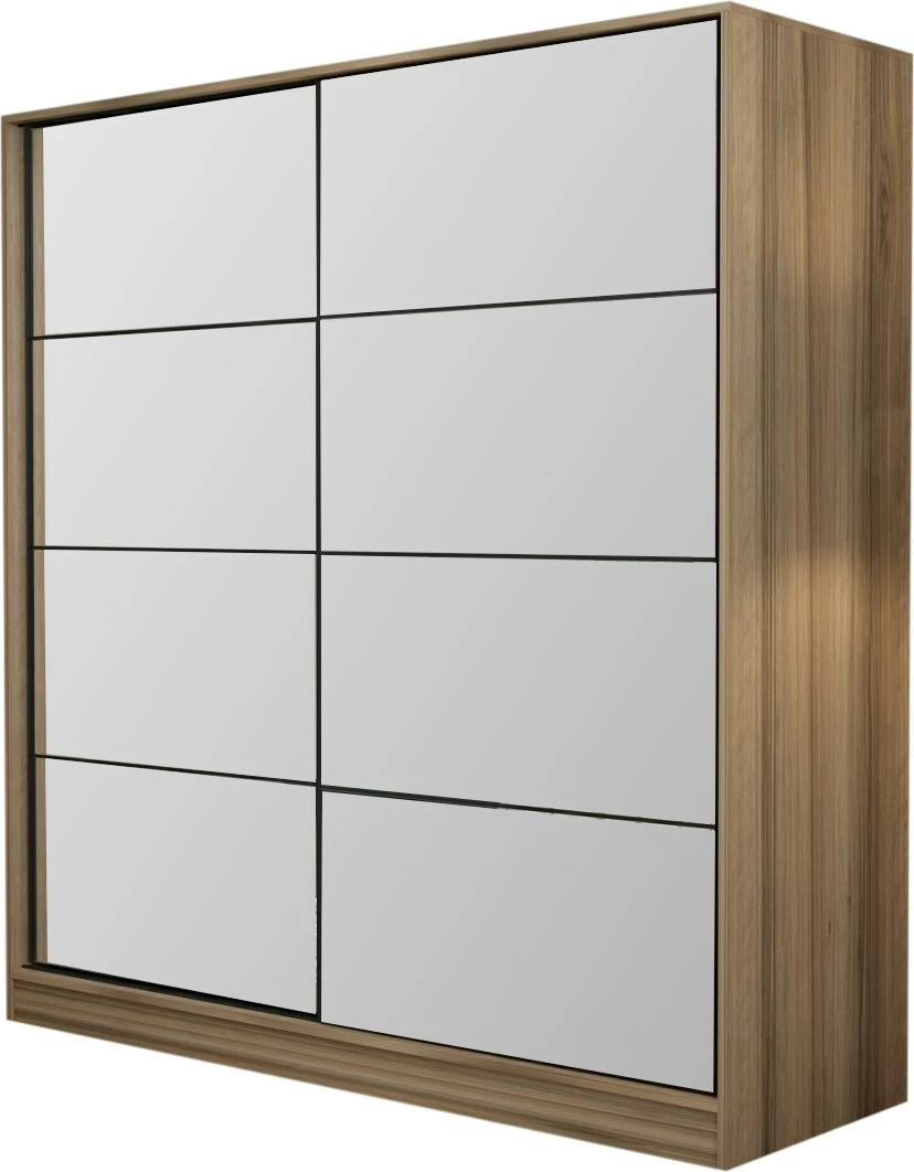 Dollap Hanah Home, Kale - 7165, ngjyrë dore, me pasqyrë