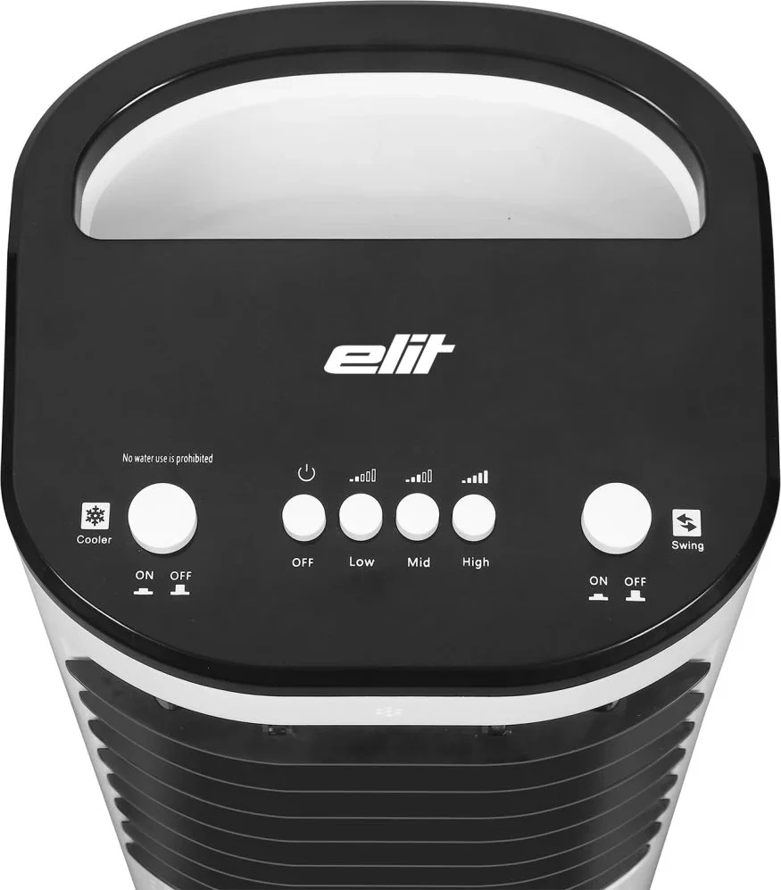 Ftohës ajri, Elit, AC-25M IceWind, depozitë uji 4L, 80W, 3 shpejtësi, oscilim automatik, bardhë/zezë