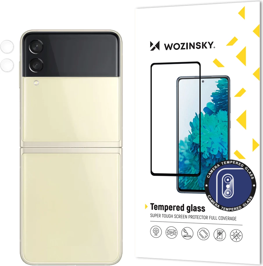 Xham i temperuar për kamerë Wozinsky, për Samsung Galaxy Z Flip 3