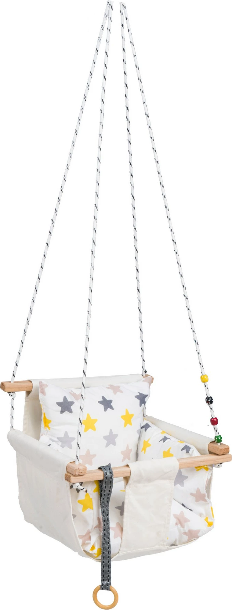 Karrige lëkundëse për fëmijë Evila Originals, Selale, ecru