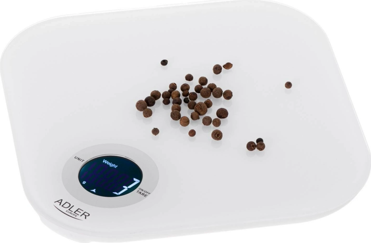 Libra kuzhine Adler AD 3180, elektronike, bardhë