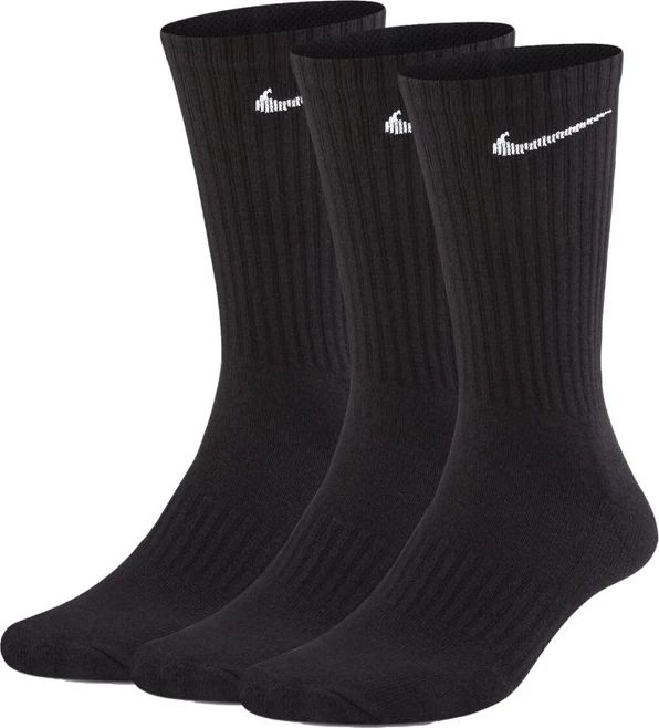 Qorape për meshkuj Nike,3 palë,  të zeza