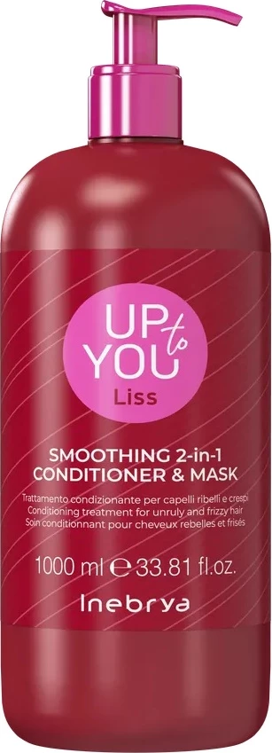Kondicioner dhe maskë për flokë Inebrya Up To You Liss Smoothing për femra 1000ml