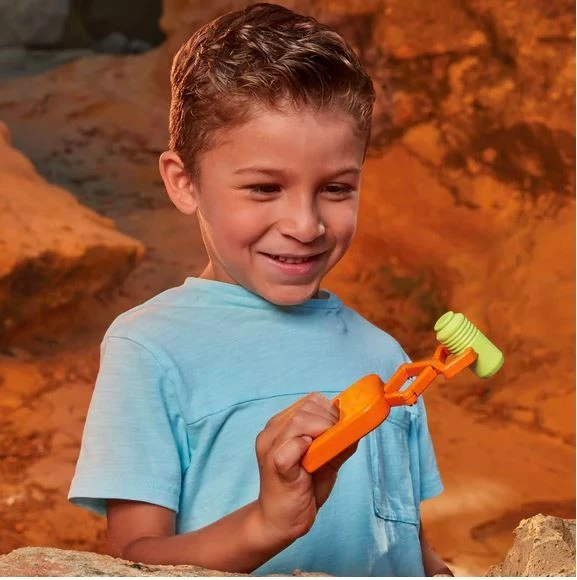 Automjet lodër Little Tikes Big Adventures Space Rover, plastikë, me mikroskop, vinç magnetik dhe kapëse, zi/blu/gri/portokalli