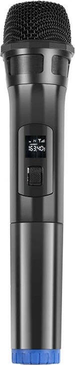 Mikrofon pa tela PULUZ PU628B, dinamik, UHF, 3.5mm, i zi