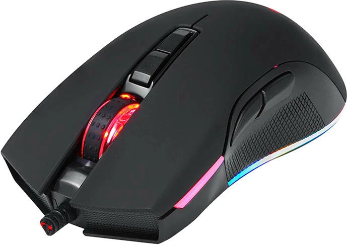 Maus gaming Motospeed V70 me kabllo, RGB, 12000 DPI, i zi