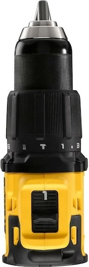 Aku-shurubullues DeWALT DCD709N-XJ, brushless, 18V, Li-Ion, zi/verdhë