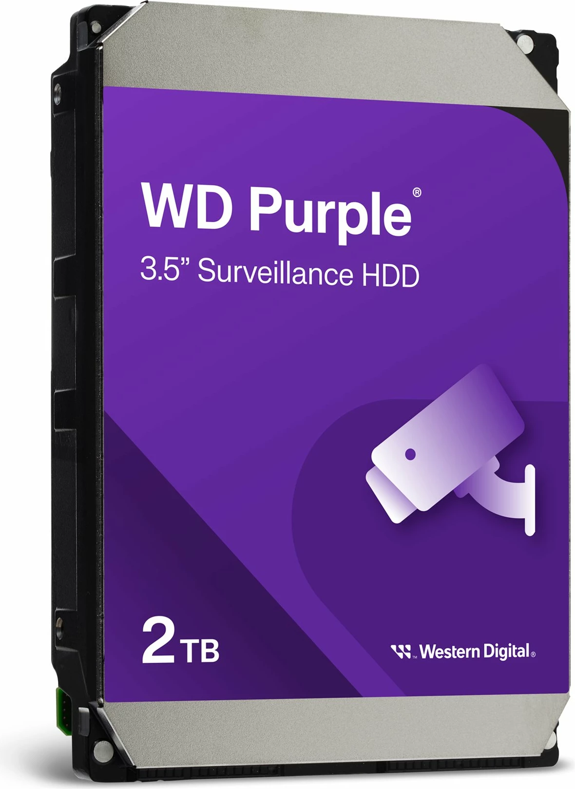 HDD i brendshëm WD Purple 2TB, 3.5", SATA, për survejim, 256MB cache