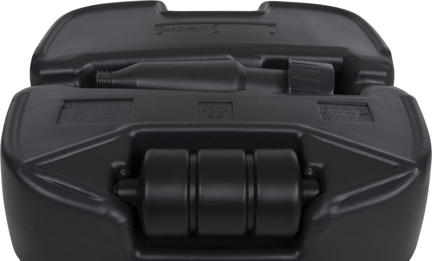 Bazë plastike për ombrellë me rrotë SOLBAS FH6113.02 ngjyrë antracit për shtyllë 33/50mm 46,5x23,5H cm