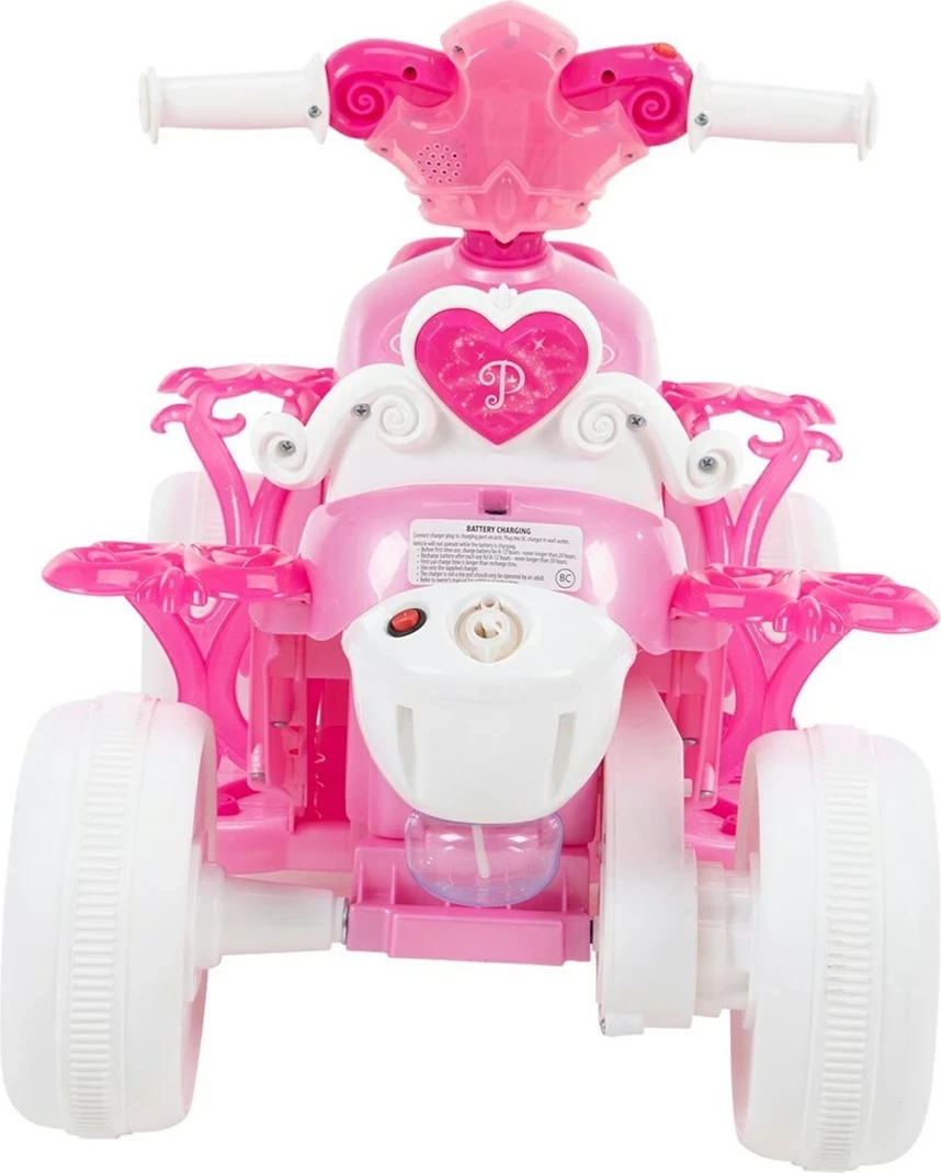 Quad elektrik për fëmijë HUFFY Princess Bubble 19055W, rozë