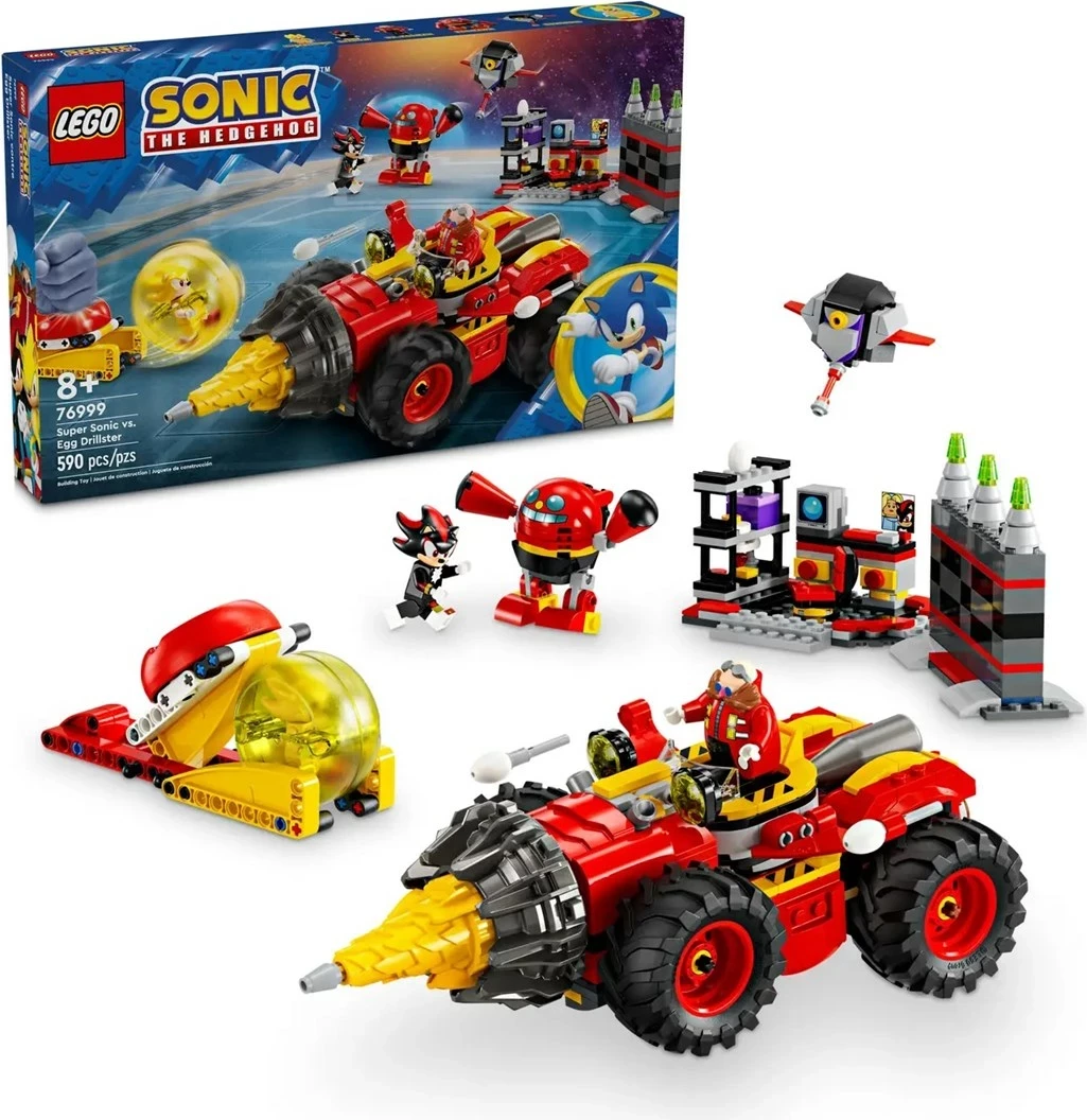 Set LEGO Sonic the Hedgehog 76999 Super Sonic VS Egg Drillster