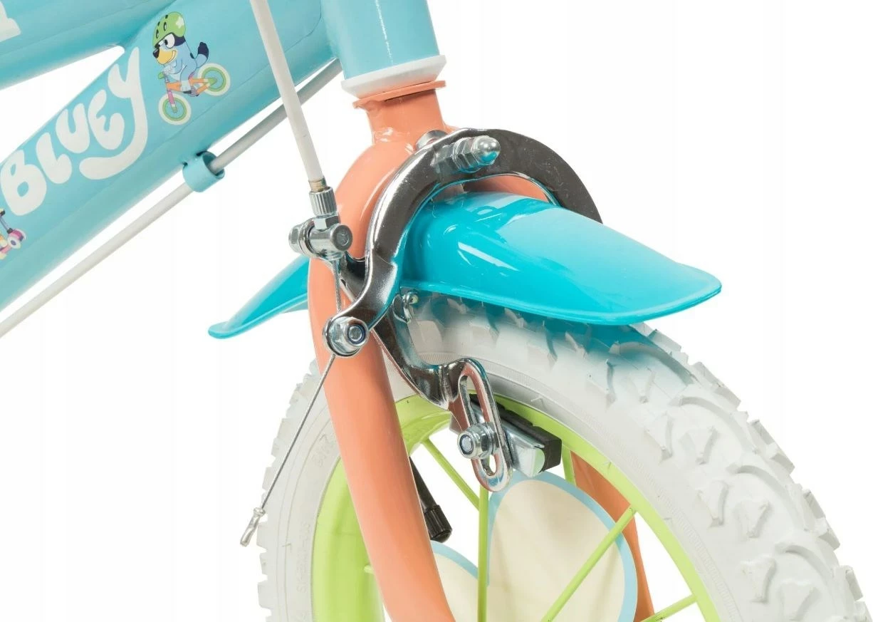 Biçikletë fëmijësh TOIMSA Bluey 12 inç, blu/lime blue
