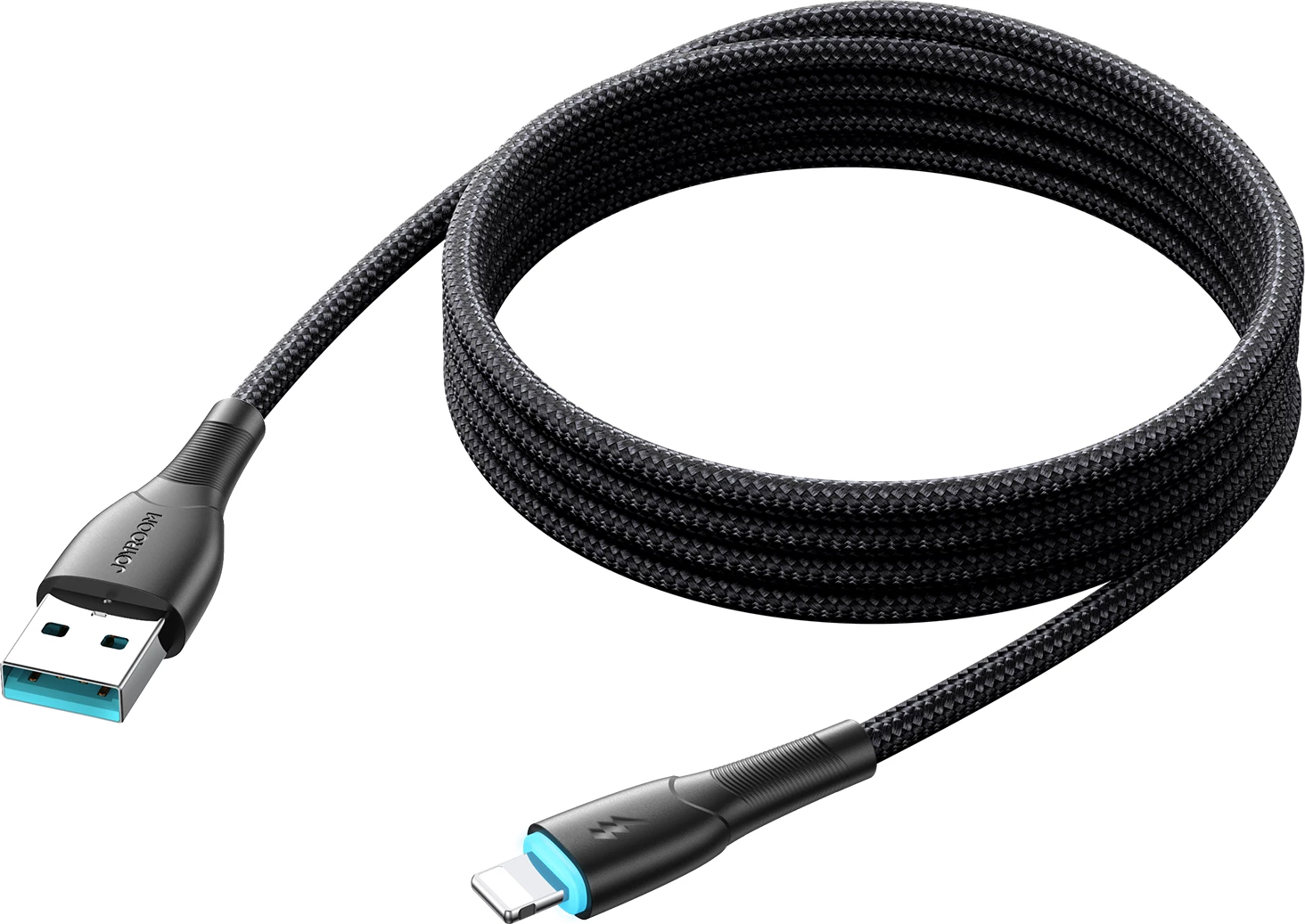 Kabllo Joyroom Starry Series SA32-AL3, USB-A në Lightning, 1m, 3A, e zezë