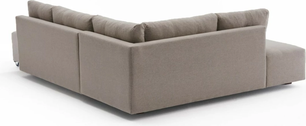 Kënd divan-krevat Atelier del Sofa, kënd majtas, ngjyrë krem