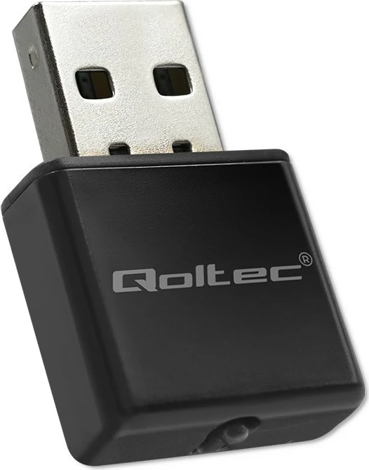 Adapter WiFi mini Qoltec 56986, USB 2.0, 300 Mbps, i zi