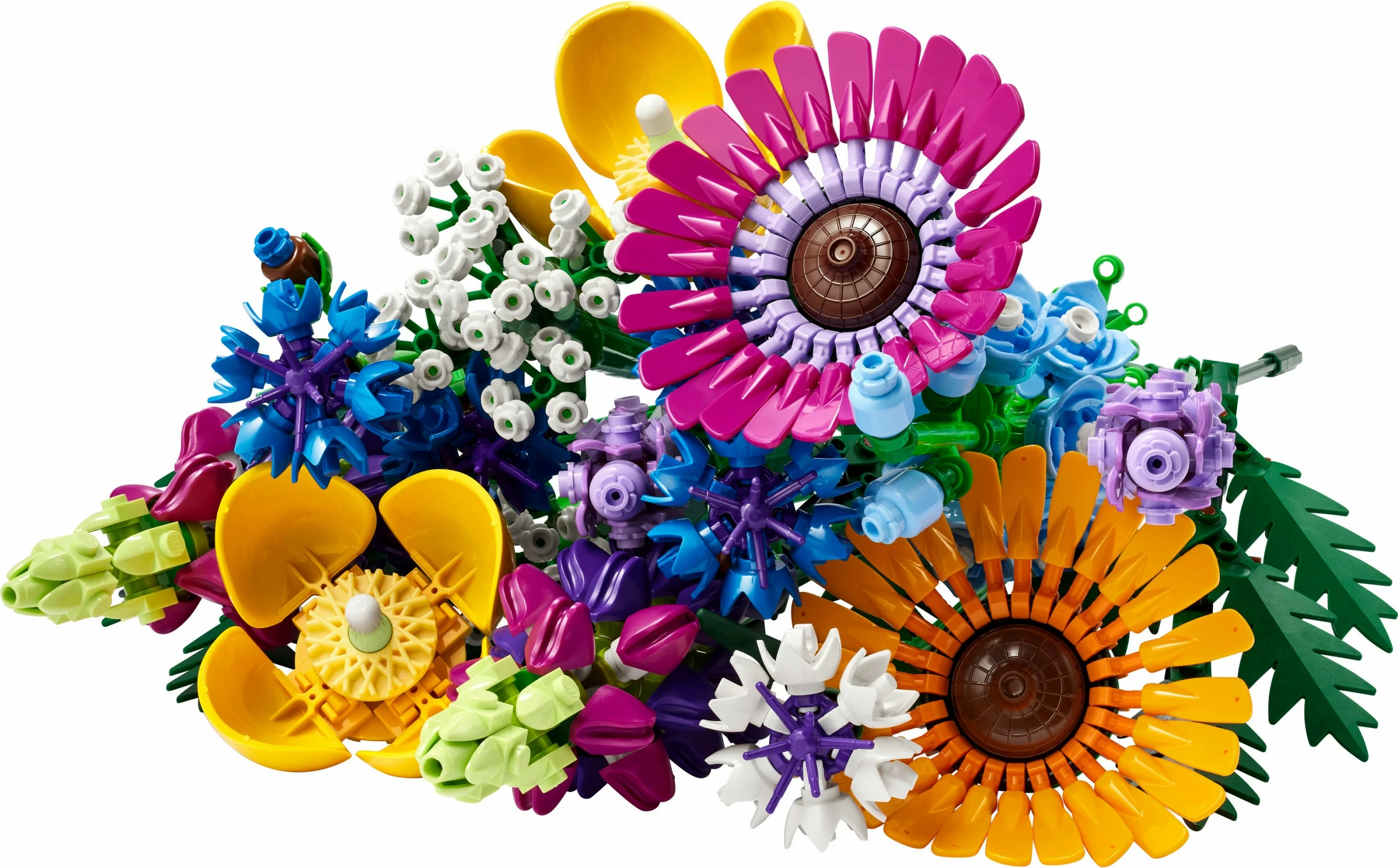 Set ndërtimi LEGO ICONS Wildflower Bouquet, 939 copë, shumëngjyrësh