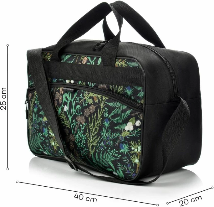 Çantë sportive Meteor, unisex, e zezë dhe e gjelbër