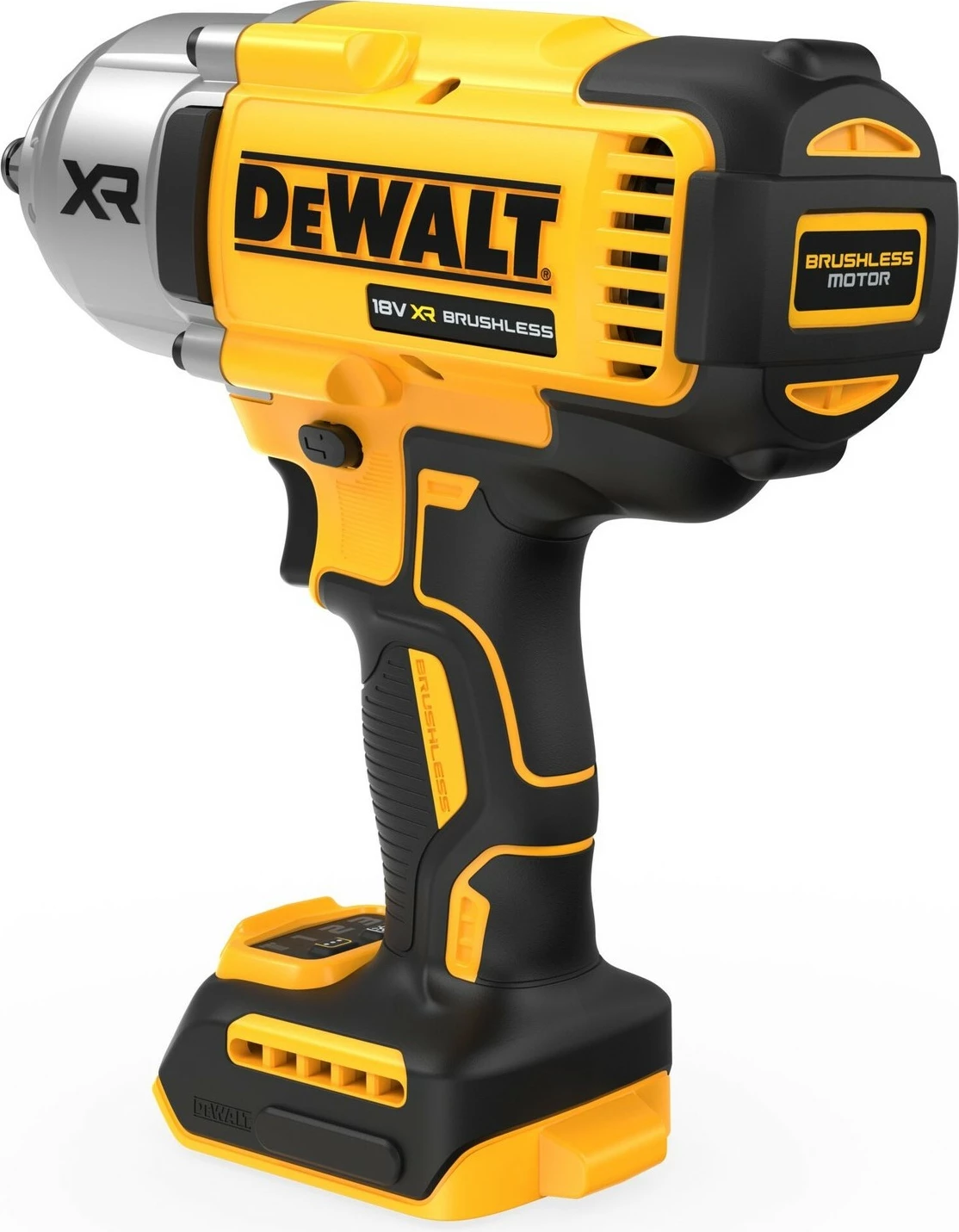 Vidafixues me bateri DEWALT XR 18V, 1/2 inch, me dritë të integruar, verdhë/zi