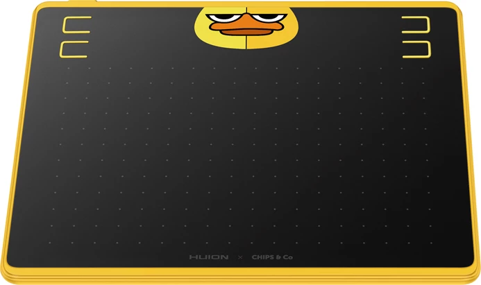 Tablet grafik Huion HS64 SE, 160x102 mm, 8192 nivele presioni, i verdhë