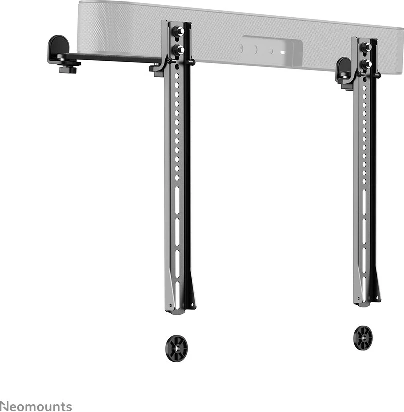 Mbajtës universal videobar/soundbar Neomounts AWL29-650BL1, çelik, 15 kg, i zi