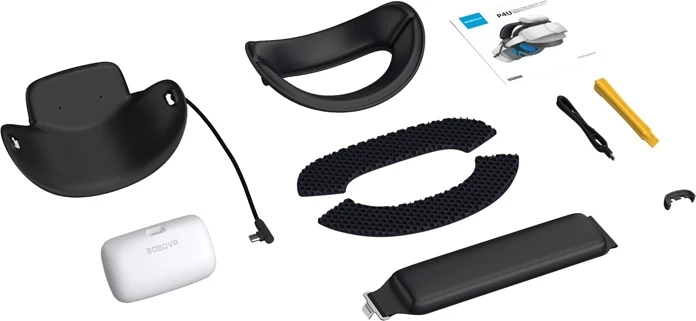 Rrip me bateri BoboVR P4U për Pico 4 Ultra/Ultra Enterprise, 10000mAh, i bardhë