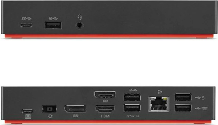 Docking Lenovo Origin Storage 40AF0135EU, USB 3.2 Gen 1, Charcoal, Red