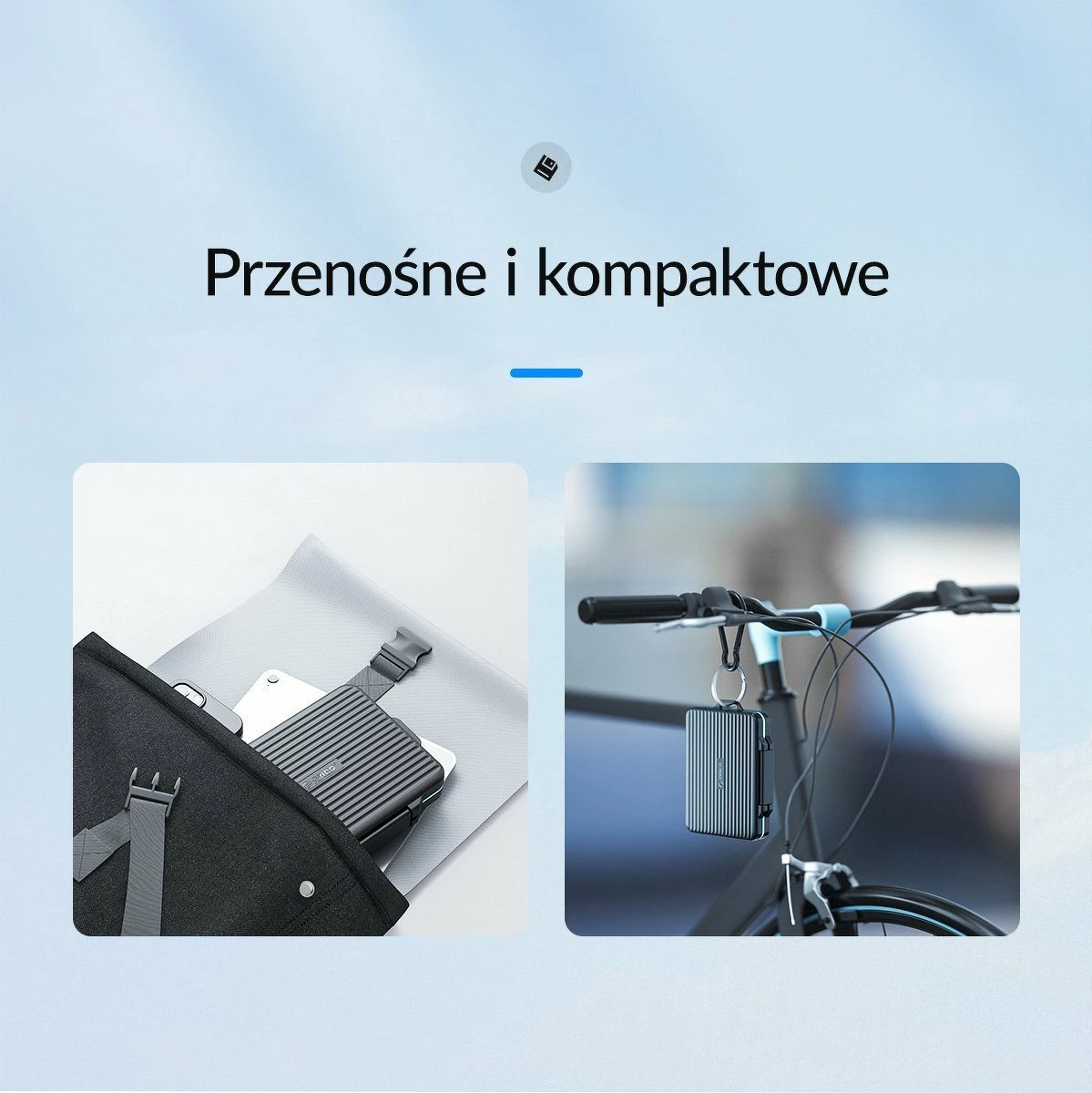Kuti për karta memorje Orico PHCD-4-BK-BP, 8 SD + 4 CF, me karabiner, e zezë