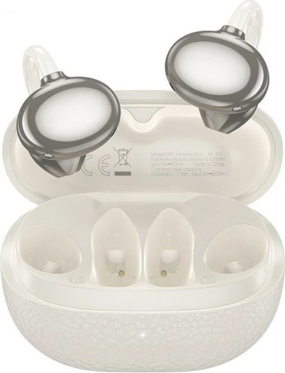 Kufje wireless HOCO EA5 DUKE III, open-ear, Bluetooth, të bardha
