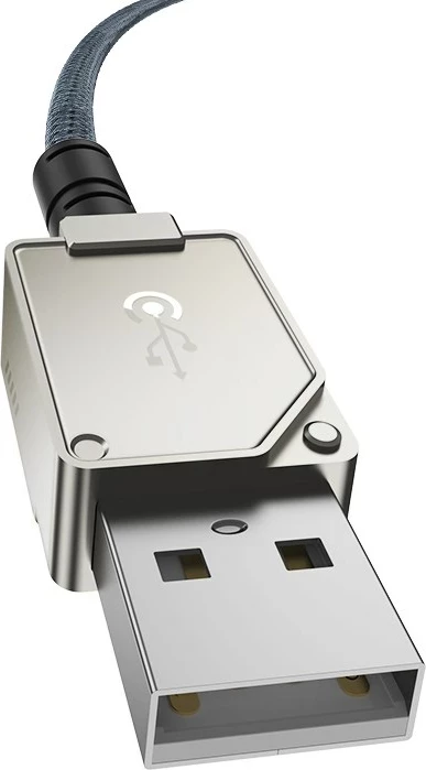 Kabllo USB Baseus Unbreakable, 2 m, 5V-2.4A, E zezë