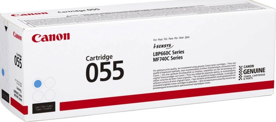 Toner Canon 055, i-SENSYS MF740, Cyan