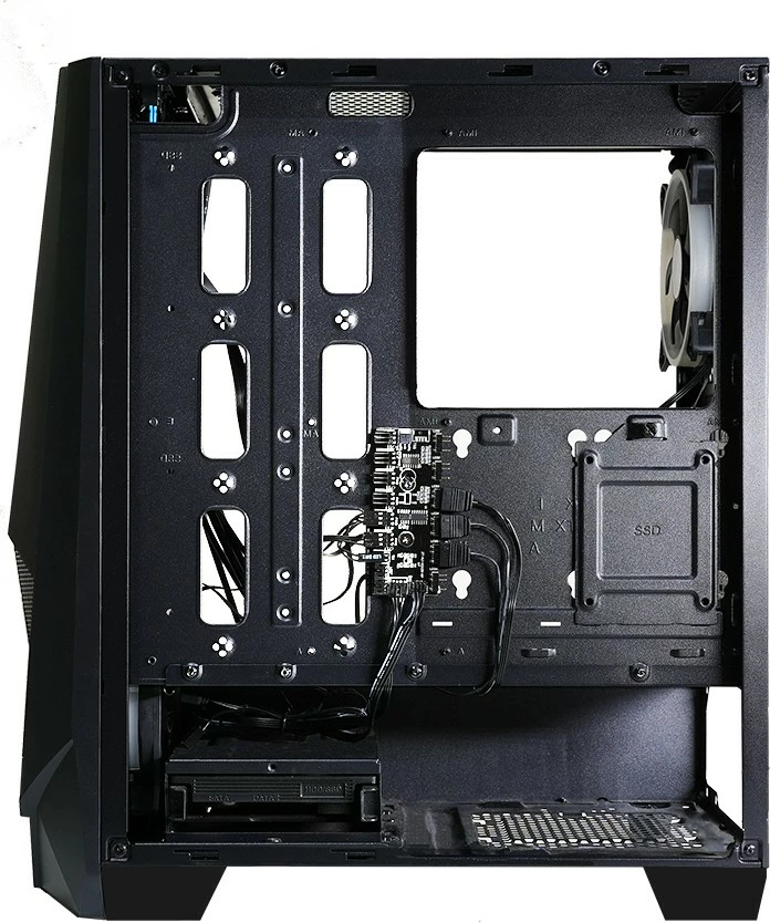 Kasë Xilence X505.ARGB, Midi Tower, ATX/micro ATX/Mini-ITX, e zezë