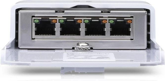 Switch Ethernet Gigabit Ubiquiti NanoSwitch, PoE, i Bardhë