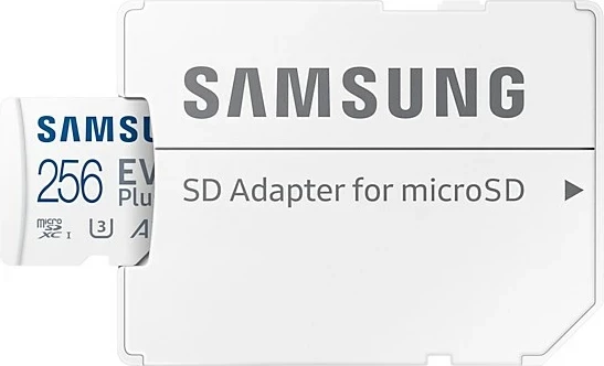 Kartelë memorie Samsung EVO Plus 256 GB MicroSDXC, Bardhë