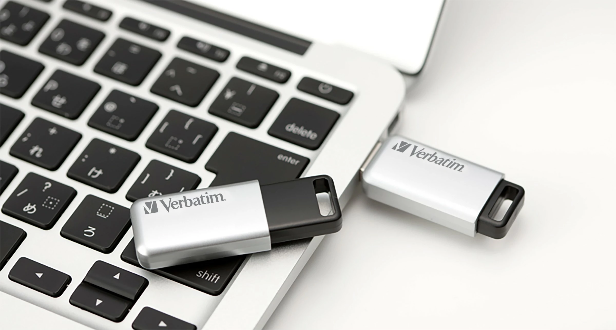 USB Verbatim Secure Pro, 64 GB, USB 3.2 Gen 1, Argjendtë
