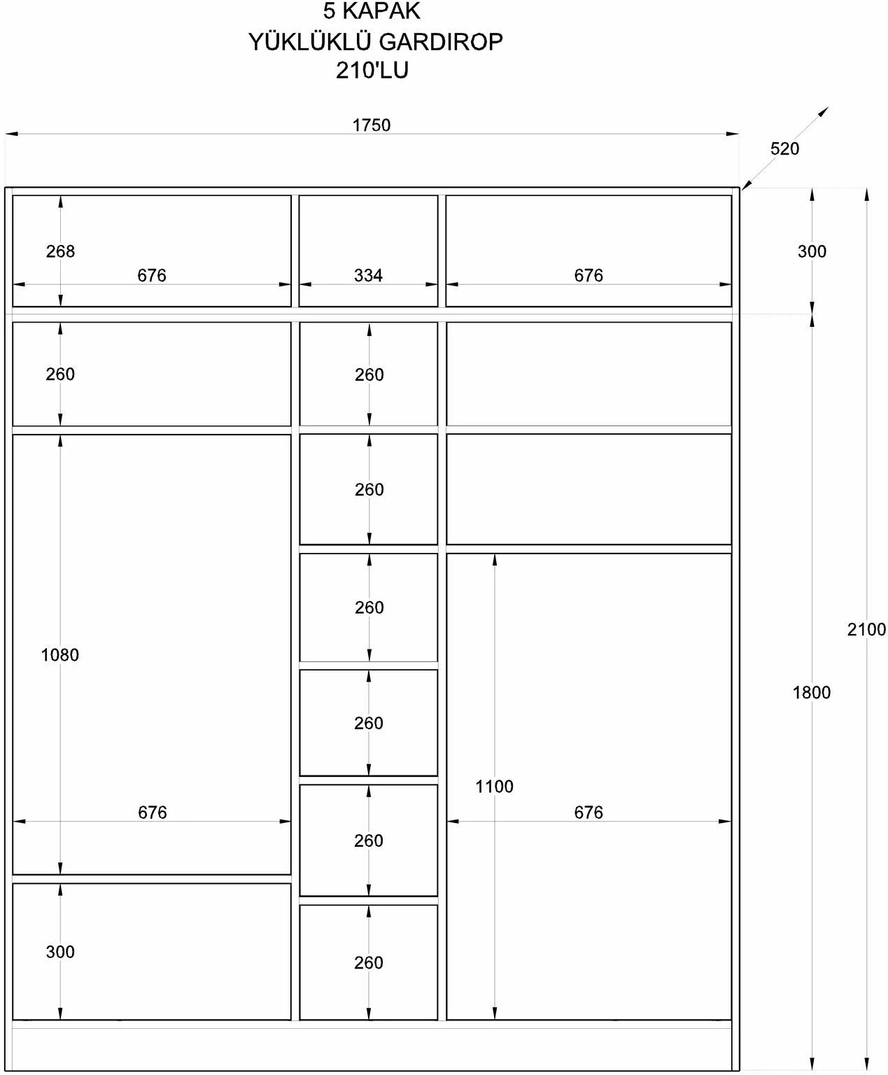 Dollap Skye Decor, ngjyrë e bardhë mat, RB-185-13