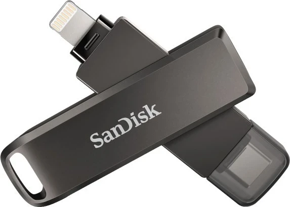 Flash Drive SanDisk iXpand, 256GB, gri