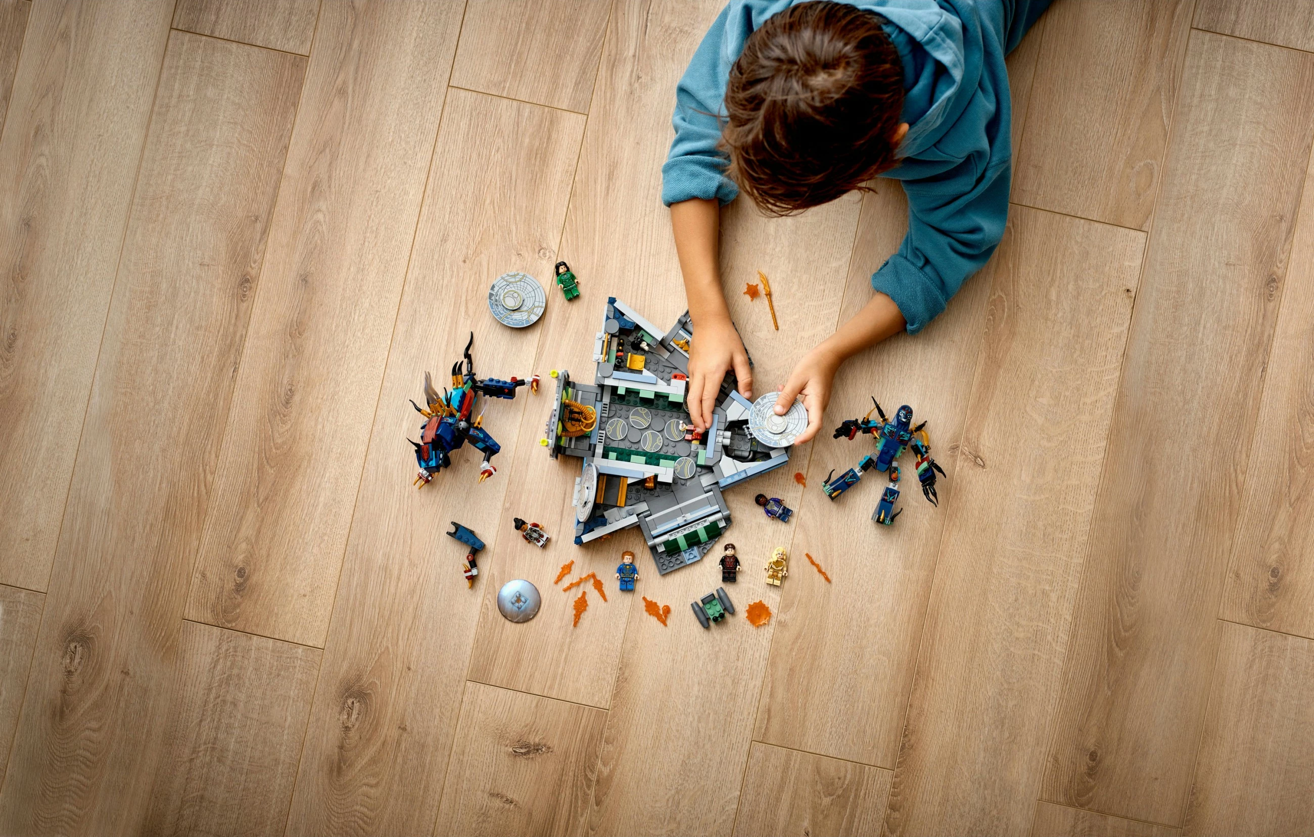 Set ndërtimi LEGO Marvel Avengers Rise of the Domo, 8 vjeç, plastik, 1040 pjesë