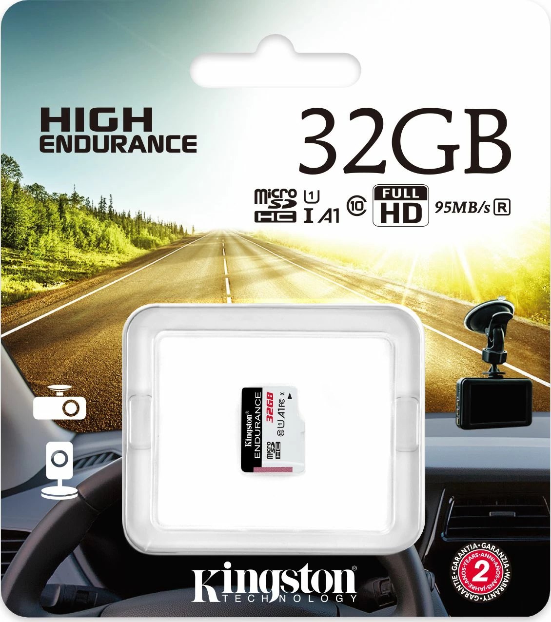 Kartelë memorie microSDHC Kingston Endurance 32 GB Class 10 UHS-I/U1 A1 (SDCE/32GB)
