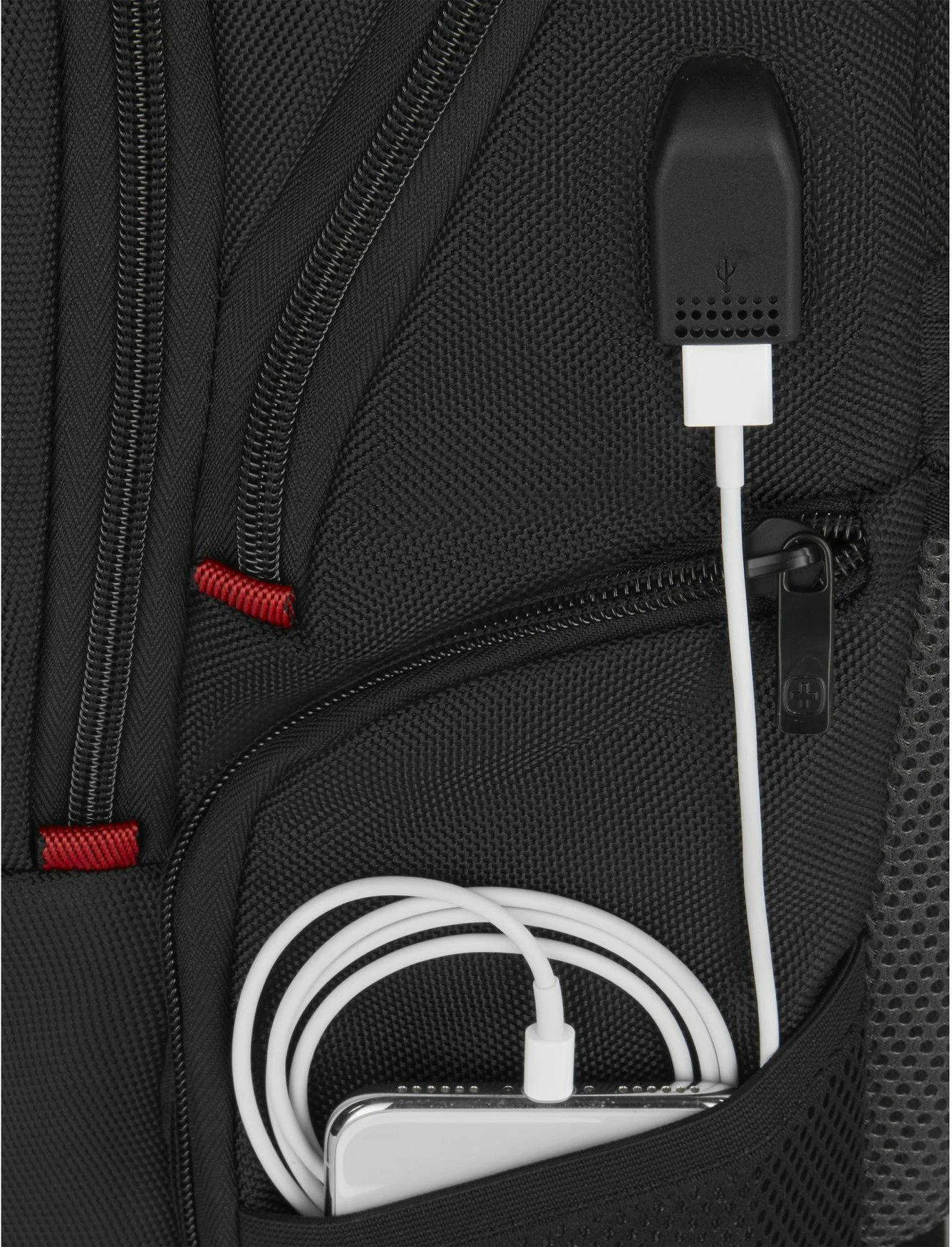 Çantë shpine Wenger Pegasus Deluxe Ballistic 16 inç e zezë