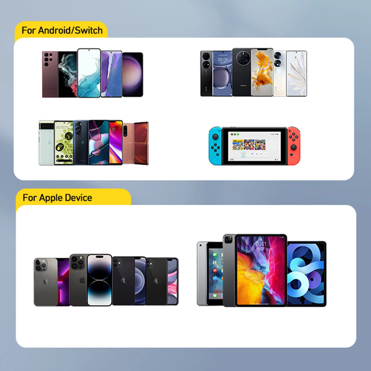 Karikues muri Wozinsky WGWCB, 20W, 2 porta USB-A/USB-C, i zi