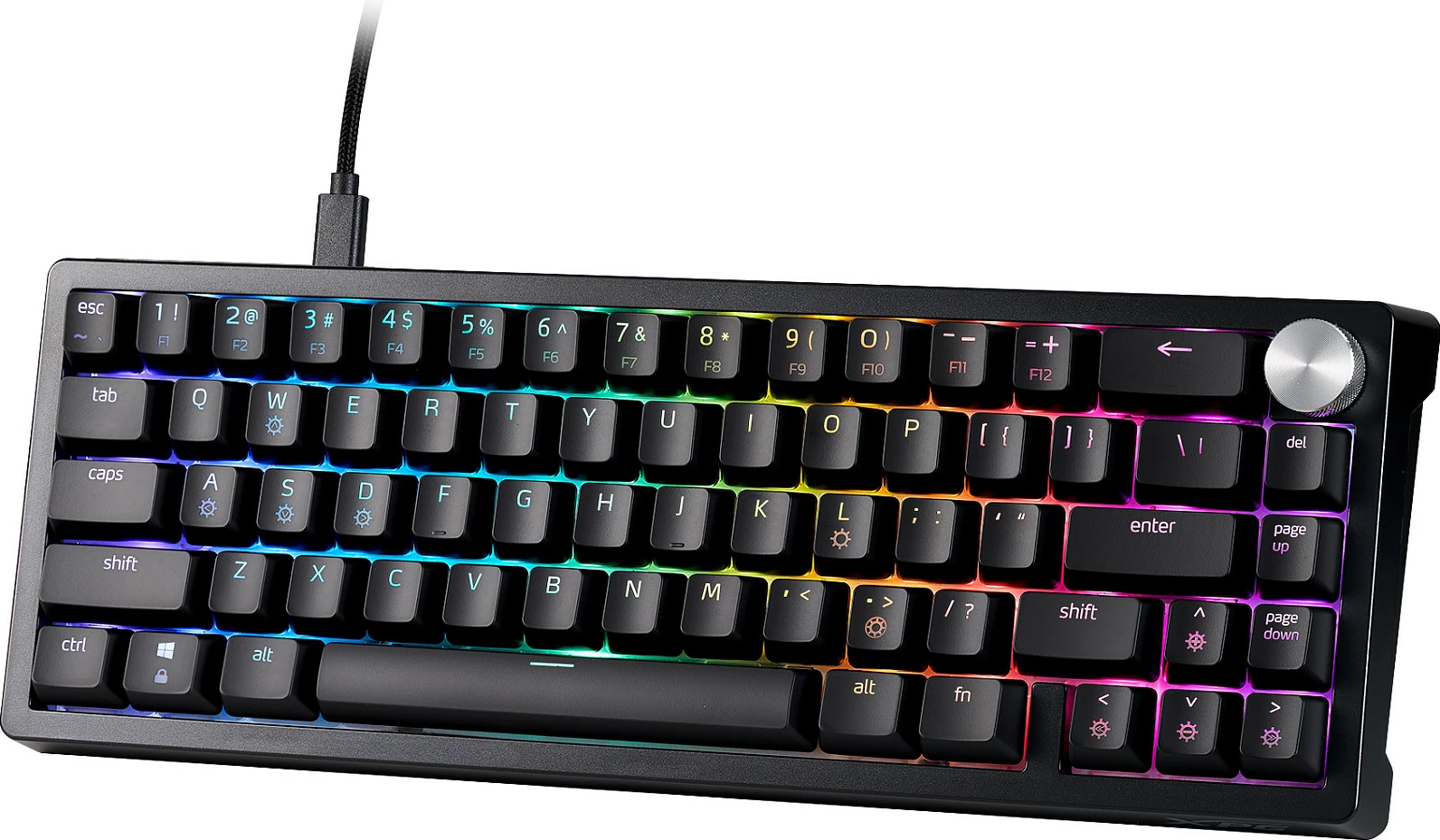 Tastierë gaming ADATA XPG SORCERER MINI, US Layout, RGB, e zezë