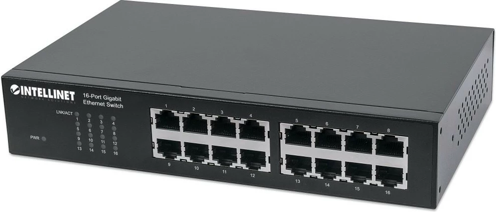 Switch Intellinet 561068, 16 porta Gigabit, rackmount, i zi