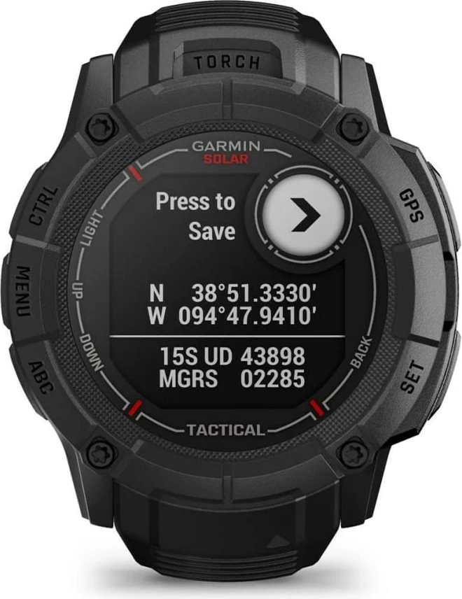 Smartwatch Garmin Instinct 2X Solar Tactical Edition, 50mm, GPS, Ekran me prekje, i zi