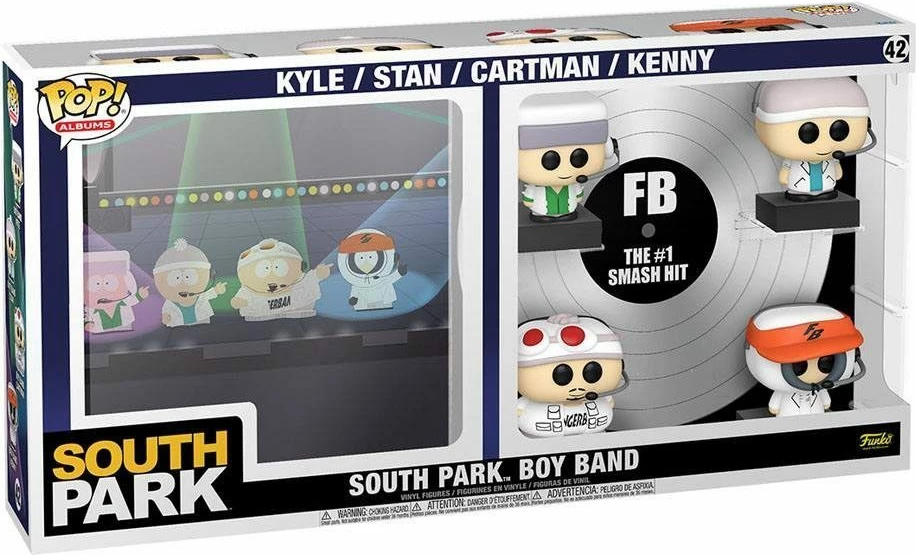 Figurinë koleksionuese Funko Pop Albums Deluxe South Park Boyband, set 4 figurina