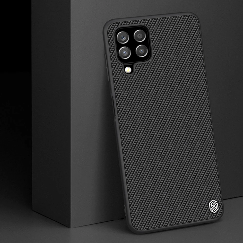 Mbështjellës Nillkin Textured Case për Samsung Galaxy A22 4G, i zi