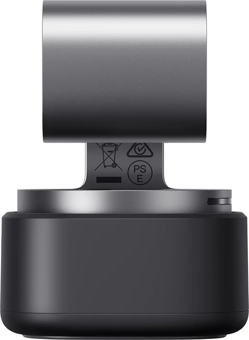 Webkamerë OBSBOT Tiny 3 4K, gimbal 2-aksësh, AI Tracking 2.0, 3 mikrofonë, USB-C, e zezë/gri (set me montim dhe kabllo)